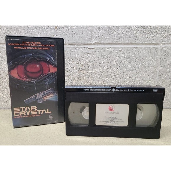 Star Crystal VHS 1985 Sci-Fi Horror Vintage Video Cassette Tape Clam Shell - Picture 4 of 5
